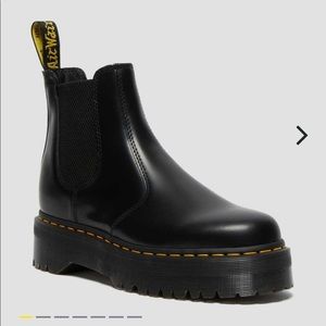 Doc Marten platform Chelsea booties